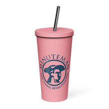 Load image into Gallery viewer, Insulated tumbler with a straw