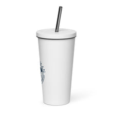 Load image into Gallery viewer, Insulated tumbler with a straw