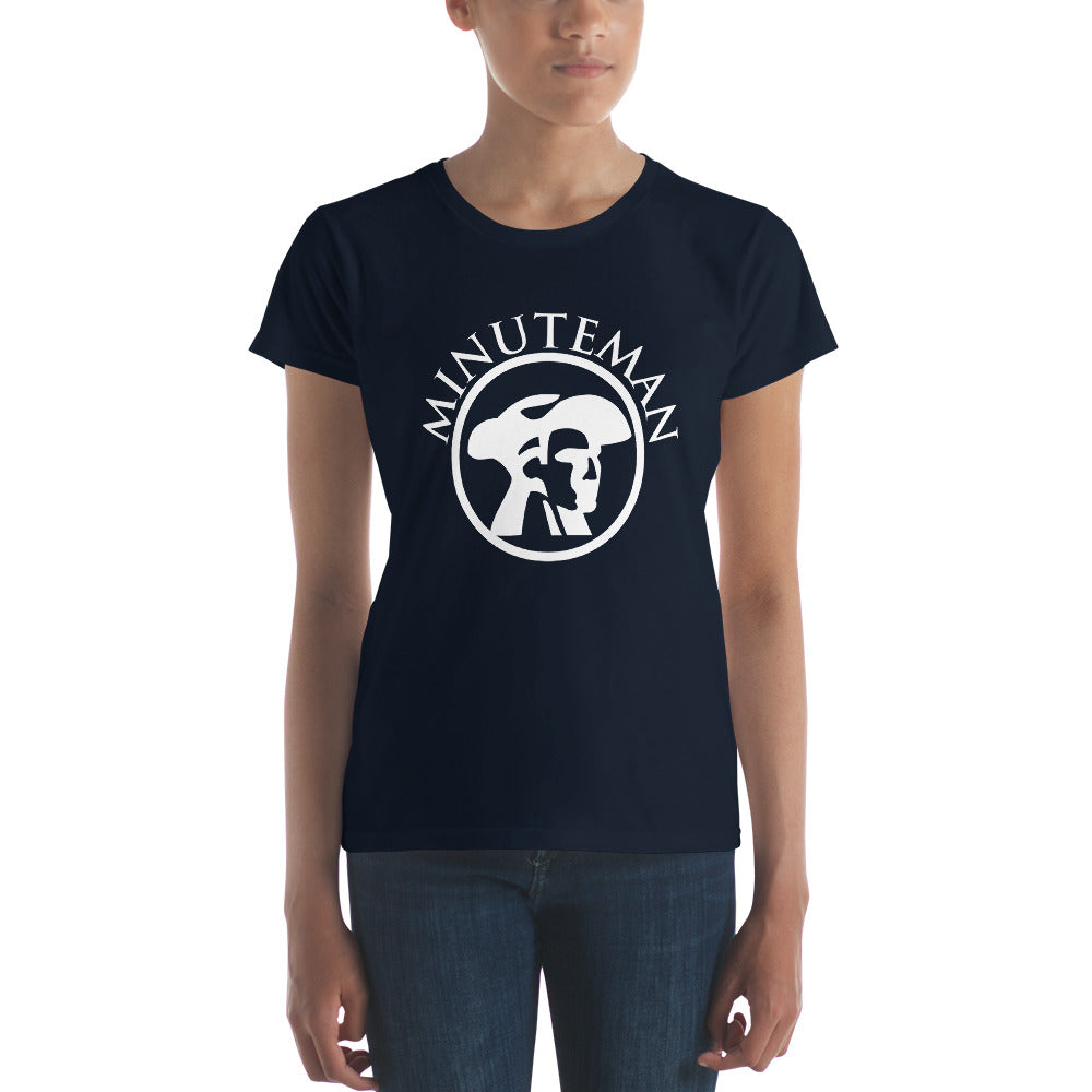 Minuteman Women's Navy Blue T-shirt