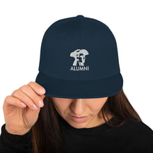 Load image into Gallery viewer, Alumni Embroidered Snapback Hat
