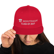 Load image into Gallery viewer, Class of 2027 Minuteman Snapback Hat
