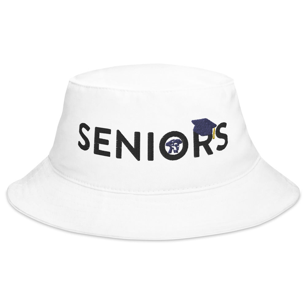 Seniors White Bucket Hat