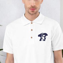 Load image into Gallery viewer, Minuteman Embroidered White Polo Shirt
